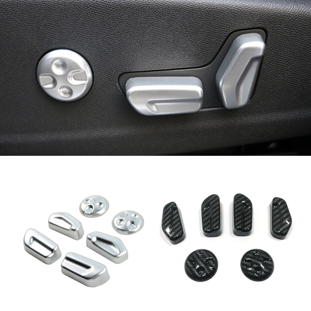 For peugeot 3008 5008 GT 2017-2022 ABS Chrome car accessories seat adjuster Button Cover trim protective Interior Car Styling - Image 2