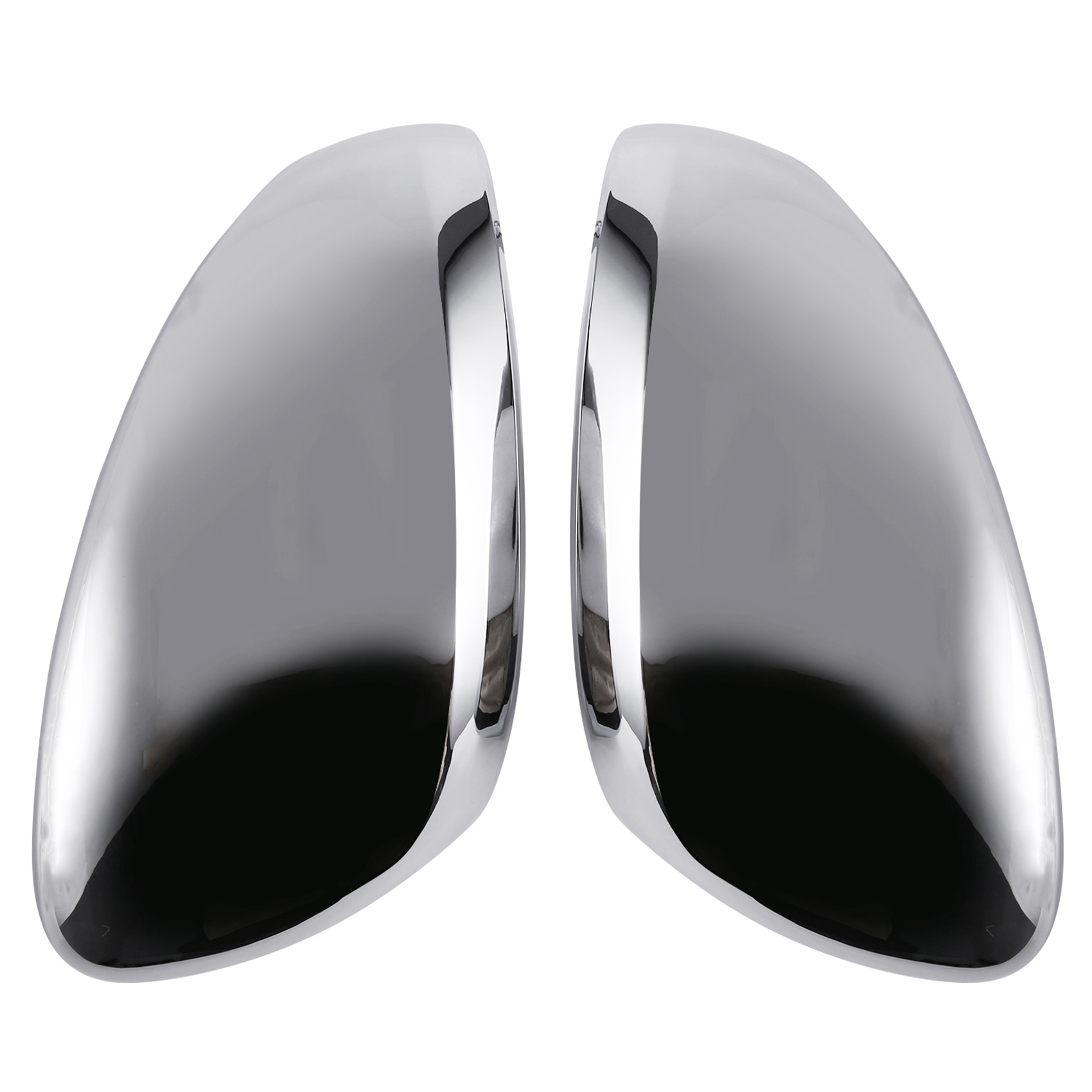 Abs Chrome Car Rear View Mirror Protection Covers Rearview Mirror Stickers for Peugeot 208 2014 - 2017 Accessories - Image 2