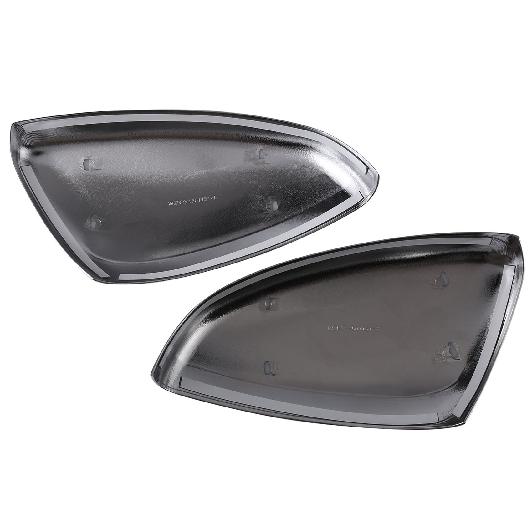 Abs Chrome Car Rear View Mirror Protection Covers Rearview Mirror Stickers for Peugeot 208 2014 - 2017 Accessories - Image 4