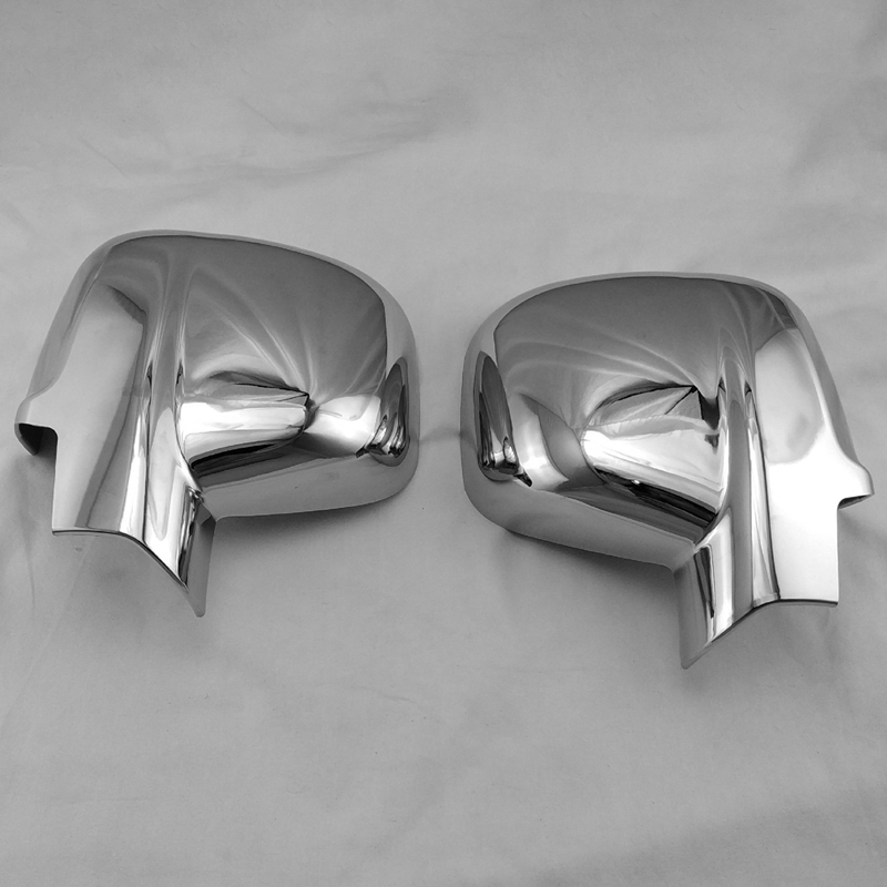 ABS Chrome Car Side Door Rear View Mirror Cover for Citroen Berlingo III/Rifter / Combo E/Peugeot Partner II 2012-2018 - Image 2