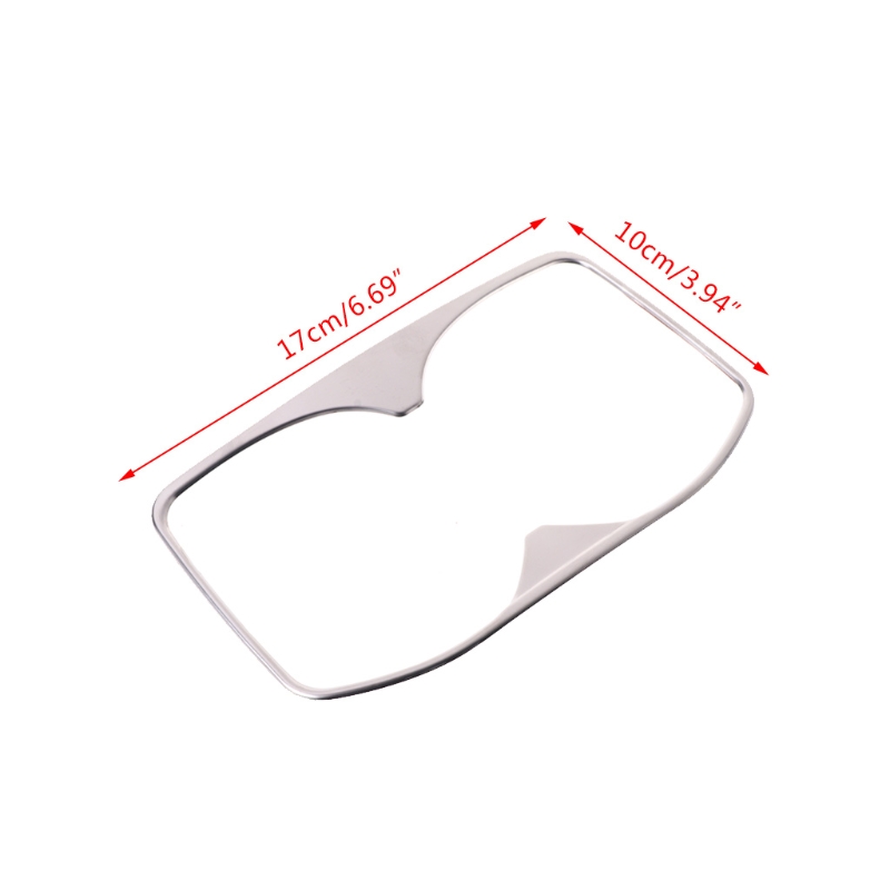 Interior Chrome Water Cup Holder Trim Cover Decorative For Peugeot 3008 5008 - Image 5