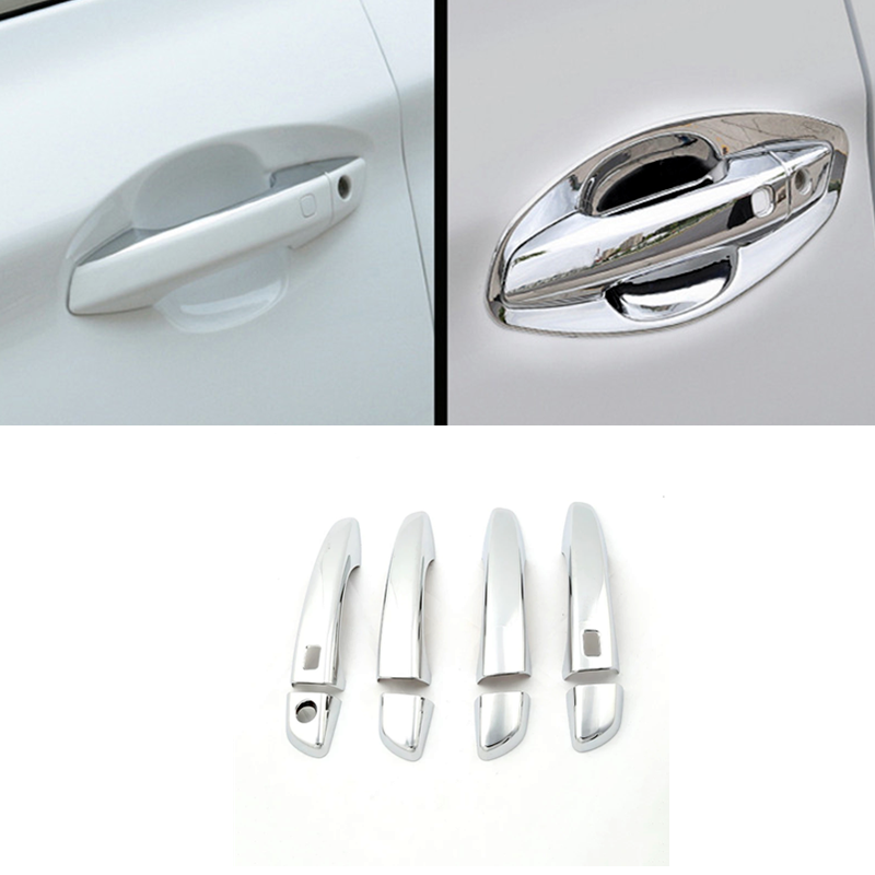 ABS Chrome For Peugeot 3008 GT 5008 2nd 2017-2020 LHD Exterior Side Door Handle Sticker Cover Trim Car Accessories 8pcs